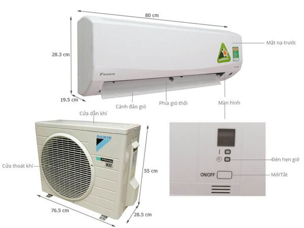 Mẫu điều hòa cây SRK/SRC18YXA-S có công nghệ inverter giúp điều chỉnh nhiệt độ chính xác