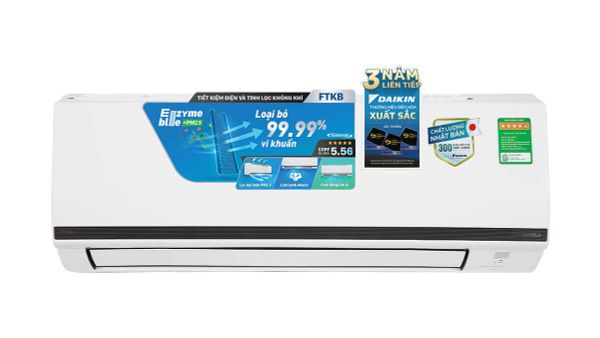 Chế độ mạnh mẽ của FTKB50YVMV nhằm mục đích làm mát không gian trong thời gian ngắn nhất có thể.