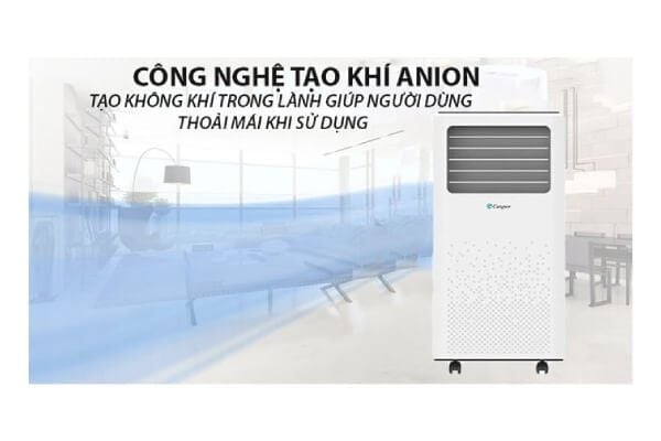 Điều hòa di động Casper 9000BTU công nghệ lọc khí hiện đại