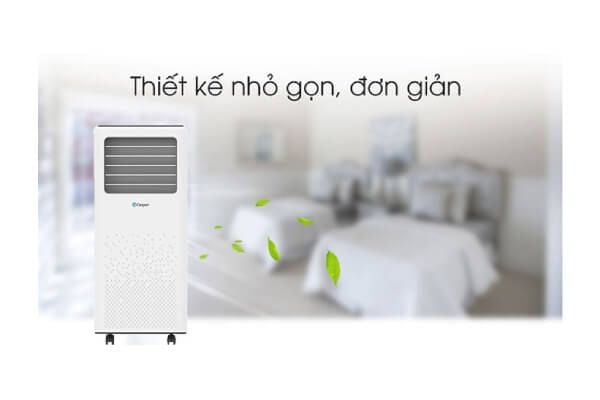 Điều hòa di động Casper 9000BTU thiết kế nhỏ gọn