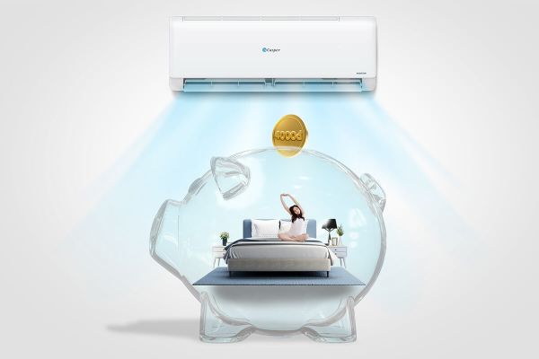Điều hòa Casper 12000BTU vượt trội về hiệu suất làm lạnh nhờ công nghệ hiện đại và động cơ mạnh mẽ