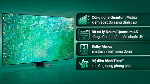 Smart TV có độ phân giải 4K UHD Điện thoại Samsung QA65QN85CAKXXV sở hữu độ phân giải 4K UHD Smart TV có độ phân giải 4K UHD Điện thoại Samsung QA65QN85CAKXXV sở hữu độ phân giải 4K UHD