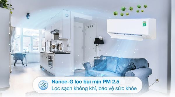 Điều hòa Panasonic CU/CS-YZ9AKH-8 có thể làm mát và sưởi ấm vào mùa hè và sưởi ấm vào mùa đông.