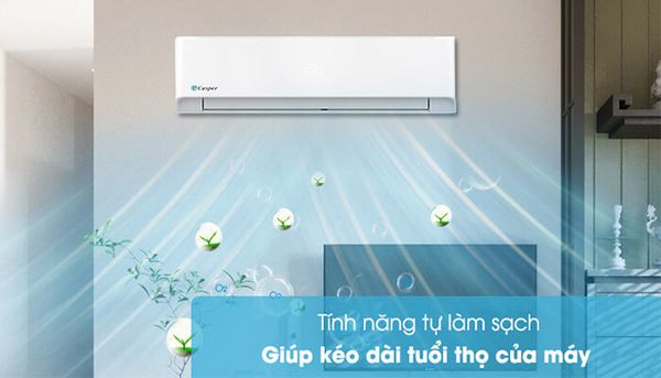 điều hòa 1 chiều 9000 BTU Aqua AQA-KCR9JAM phù hợp với các không gian vừa và nhỏ.