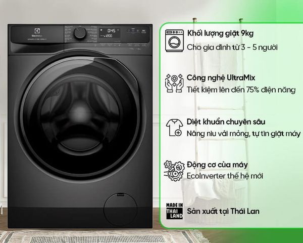 Electrolux EWF8025DGWA là một lựa chọn tốt cho các gia đình nhỏ, người độc thân hoặc gia đình có ít không gian.