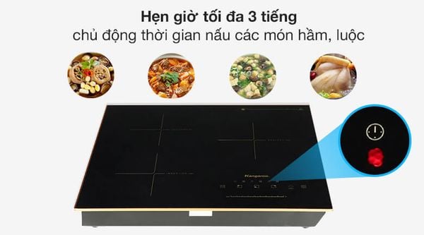 BẾP ĐIỆN TỪ HỒNG NGOẠI BA KANGAROO KG446I