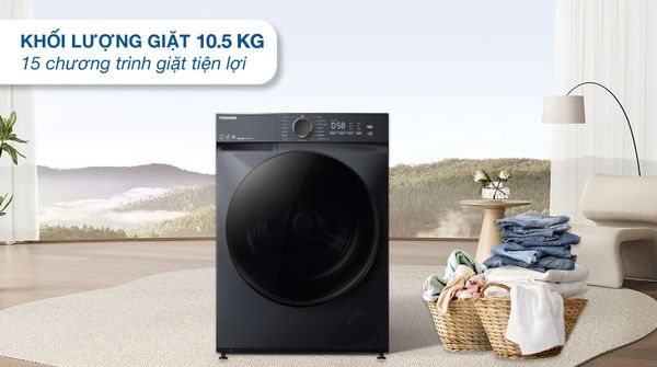 Máy giặt Toshiba TW-T21BU115UWV (MG) có công nghệ inverter giúp giặt nhanh hơn Máy giặt Toshiba TW-T21BU115UWV (MG) có công nghệ inverter giúp giặt nhanh hơn