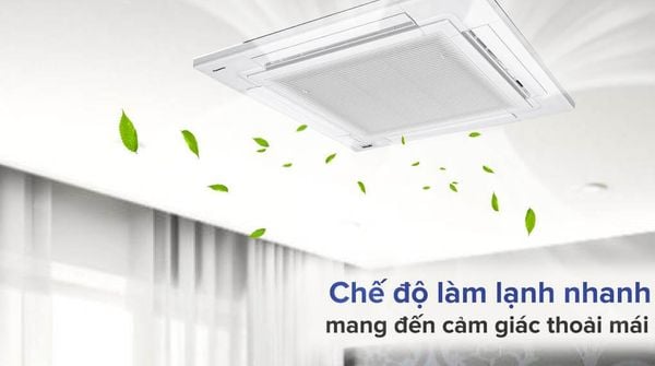 Điều hòa âm trần cassette Mitsubishi Heavy FDTC71VF1/SRC71ZSX-W6 gây ấn tượng với thiết kế nhỏ gọn và tinh tế