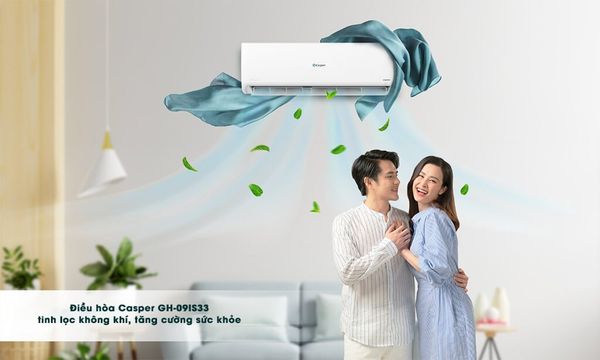 Điều hòa hai chiều Casper giúp bạn tiết kiệm đáng kể so với việc mua máy lạnh và máy sưởi riêng lẻ.