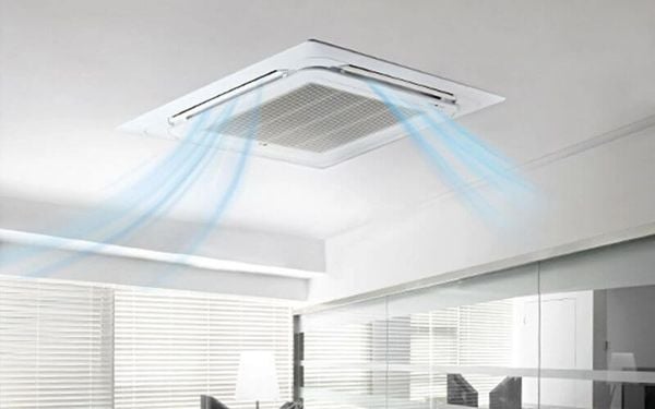 Điều hòa âm trần Mitsubishi Electric FDTZ12VA có công suất 12.000 BTU và phù hợp với các khu vực từ 15 m2 đến 20 m2
