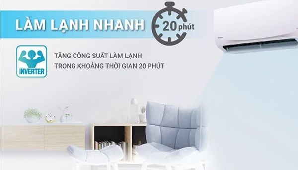 Công nghệ cảm biến nhiệt độ Daikin FTKB35YVMV cho phép máy làm lạnh tự động điều chỉnh nhiệt độ làm lạnh dựa trên nhiệt độ trong phòng