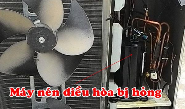 Máy nén bị hỏng