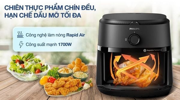 Các tính năng của Philips NA230/00 bao gồm màn hình cảm ứng, điều khiển nhiệt độ linh hoạt, các chế độ cài đặt sẵ