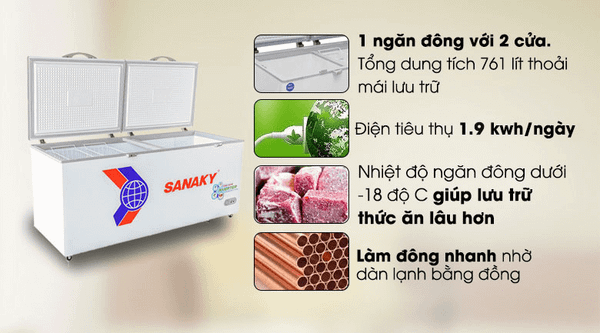 Sanaky VH-4899K3B có công nghệ inverter giúp tiết kiệm điện năng. Đây là ưu điểm quan trọng giúp người dùng giảm chi phí điện hàng tháng trong khi bảo vệ môi trường.