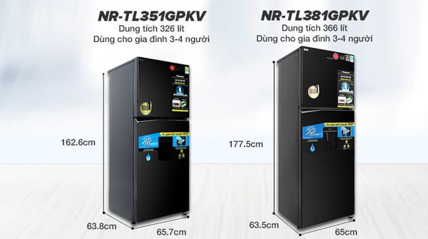 Một ưu điểm khác của tủ lạnh Panasonic Inverter NR-TL381GPKV là hệ thống làm lạnh không đóng tuyết