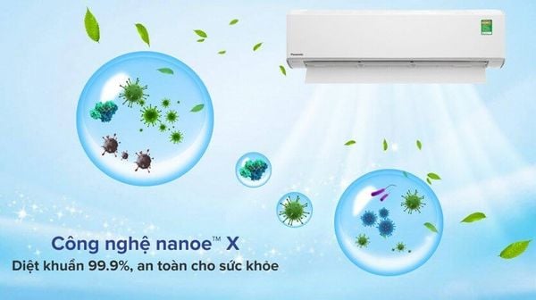 Panasonic CS-XU18BKH-8 còn trang bị tính năng điều khiển thông minh qua Wi-Fi
