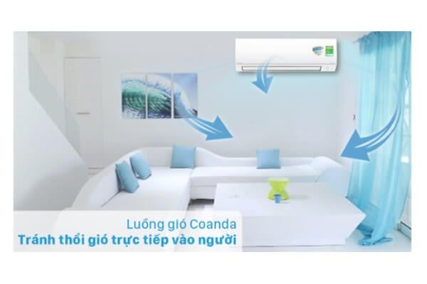Điều hòa Daikin 2 chiều 24000BTU inverter gas R32 FTHF71VAVMV- Luồng gió Coanda thoải mái