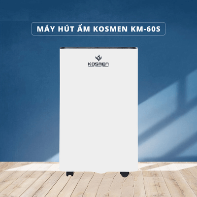 Máy hút ẩm Kosmen KM - 60S có hệ thống xả nước liên tục qua ống dẫn, giúp loại bỏ nước thải dễ dàng mà không cần phải đổ khay chứa thường xuyên