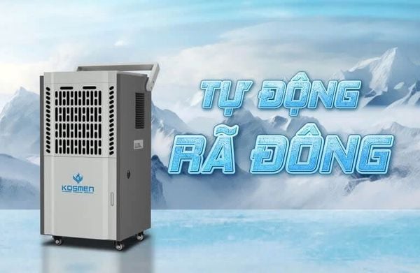 Kosmen KM - 90S sử dụng công nghệ hút ẩm ngưng tụ, giúp loại bỏ hơi ẩm nhanh chóng mà không ảnh hưởng đến chất lượng không khí.