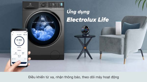 Máy giặt Electrolux EWF9024BDWA có thiết kế hiện đại, vận hành êm ái