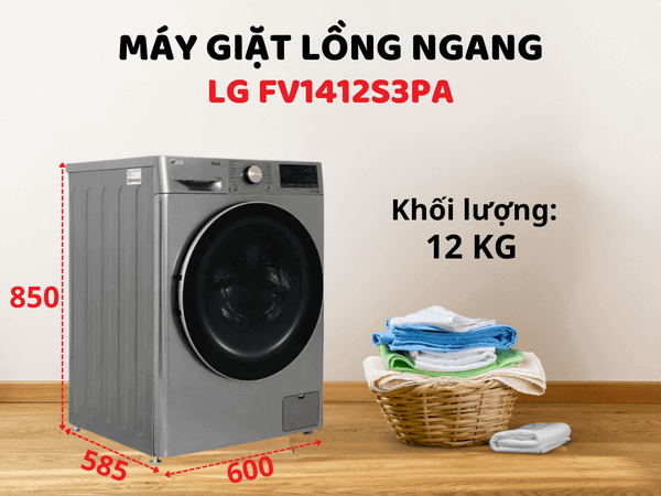 Công nghệ AI DD (Artificial Intelligence Direct Drive) của máy giặt LG FV1412S3PA 12kg là một trong những tính năng nổi bật