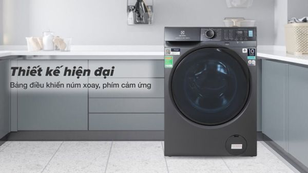 Máy giặt Electrolux có thiết kế sang trọng và phù hợp với mọi không gian sống.