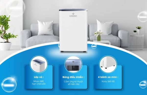 Máy hút ẩm Kosmen KM - 60S Kiểm soát độ ẩm giúp tránh hiện tượng ngưng tụ hơi nước, bảo vệ linh kiện điện tử khỏi nguy cơ chập mạch, đảm bảo hệ thống vận hành ổn định.