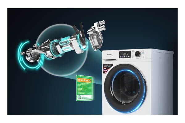 Máy Giặt Casper Inventer 8Kg WF-D8VWR1 công nghệ inverter tiết kiệm điện