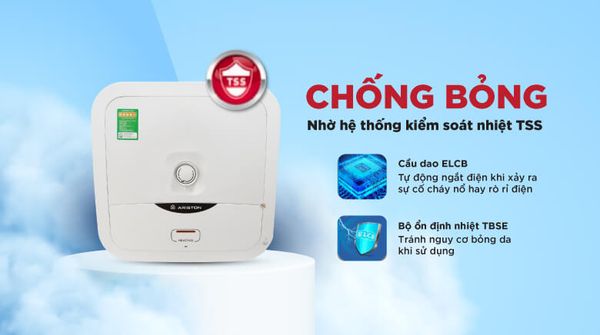 Một đặc điểm nổi bật của Ariston ANDRIS2 30RS là khả năng tiết kiệm điện năng hiệu quả nhất có thể