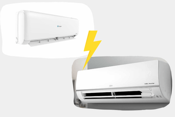 Công nghệ Dual Inverter thường được trang bị trên các sản phẩm của LG