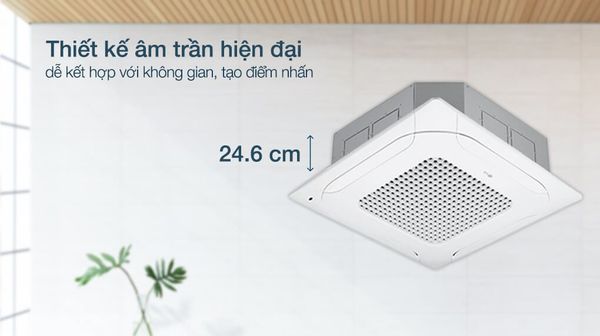 Daikin FFA140C có công nghệ điều hòa tự động, giúp điều chỉnh công suất theo nhu cầu làm mát của không gian.