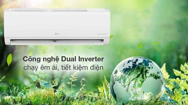 Điều hòa LG 12000BTU V13WIN1 có bộ lọc không khí mới loại bỏ bụi PM2.các tác nhân gây dị ứng và vi khuẩn