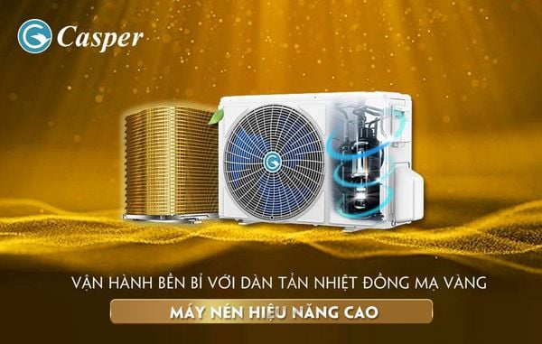 Công nghệ inverter hiện đại: Model Casper 12000BTU có công nghệ inverter hiện đại, giúp máy hoạt động ổn định và ít tiêu thụ điện hơn.