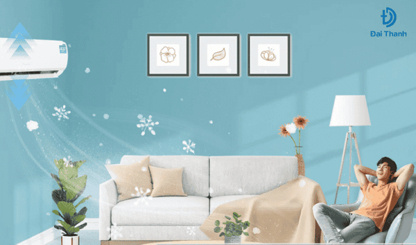 Điều hòa Funiki 12000 BTU có thiết kế hiện đại, tông màu trắng trung tính