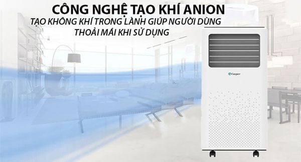 Điều hòa di động Casper được thiết kế để làm mát nhanh chóng những nơi không có hệ thống điều hòa cố định hoặc khi bạn cần sự linh hoạt và dễ di chuyển.