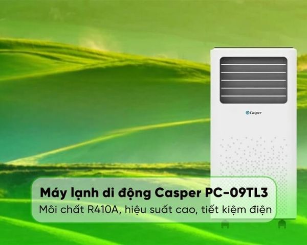 Điều hòa Casper PC-09TL33 sử dụng công nghệ tiết kiệm năng lượng hiệu quả, giúp người dùng giảm thiểu chi phí điện năng trong quá trình sử dụng