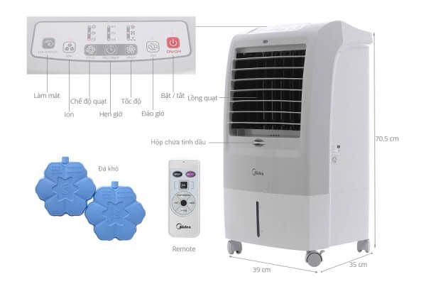 quạt điều hòa midea