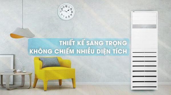 Điều hòa cây Midea MFJ-50HRN1 sẽ làm cho không gian phòng khách hoặc sảnh tiếp đón trở nên sang trọng hơn.