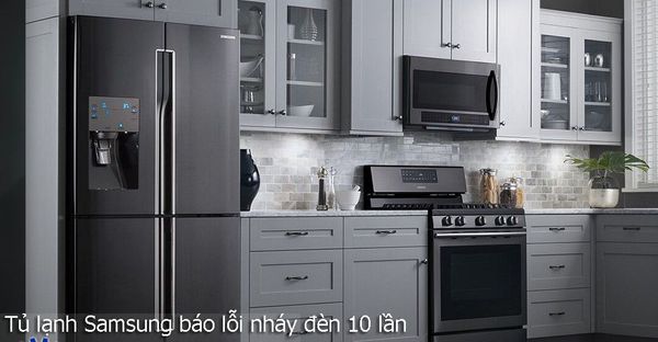 Để khắc phục lỗi tủ lạnh Samsung báo nháy đèn mười lần, hãy thử khởi động lại máy.