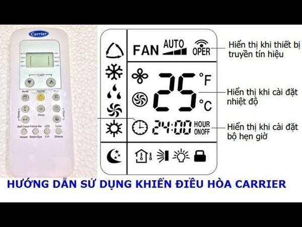Điều khiển điều hòa carrier