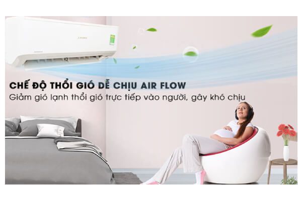 Điều hòa Mitsubishi Heavy inverter 18000BTU 1 chiều SRK18YZP-W5 không khí mát luân chuyển khắp phòng