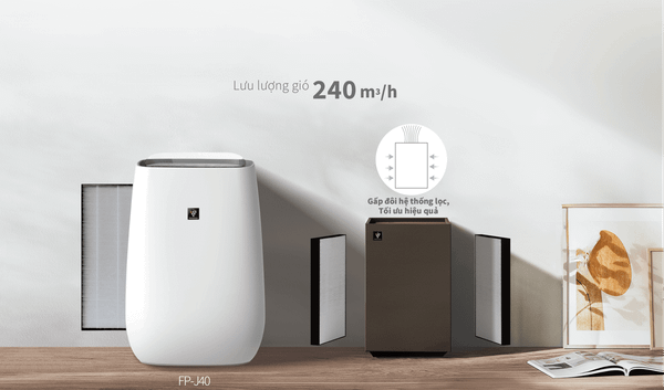 Máy lọc không khí Sharp FP-S42V-L tích hợp nhiều tính năng thông minh như cảm biến mùi và bụi, giúp điều chỉnh chế độ lọc tự động