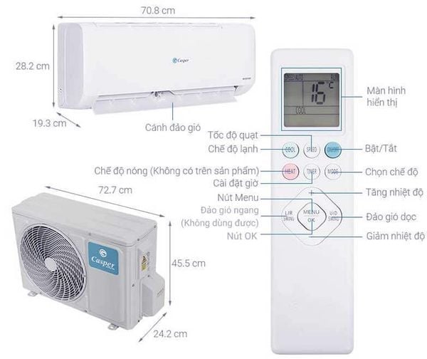 QC-12IS36 vượt trội về tính năng điều khiển thông minh qua ứng dụng, giúp người sử dụng hài lòng nhất