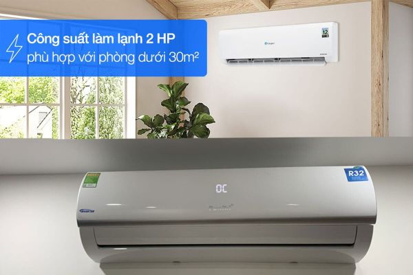 Điều hòa Casper 9000BTU không thích hợp cho các phòng lớn hơn 15m2.