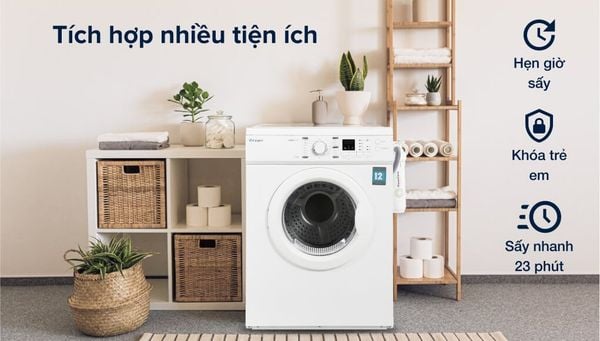 Tiết kiệm không gian Casper TD-72VWD có lớp vỏ ngoài được làm từ chất liệu chất lượng cao, chịu lực tốt và chống va đập hiệu quả