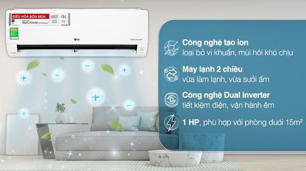 Điều hòa LG IDH24M1 sử dụng môi chất làm lạnh R32, loại gas tiên tiến nhất hiện nay