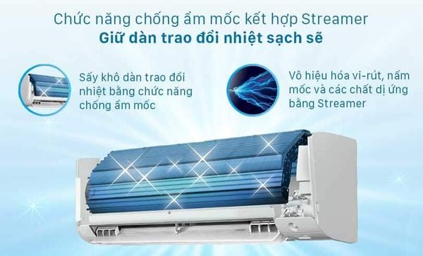 Cảm biến nhiệt độ trong phòng thông minh Daikin FTKB35YVMV cũng có cảm biến nhiệt độ thông minh.