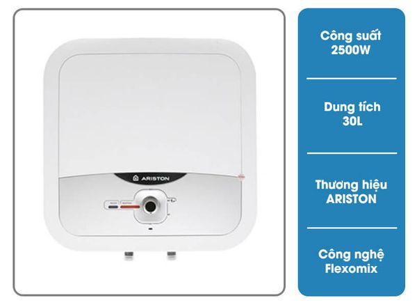 Bình nóng lạnh Ariston 30 lít giá rẻ là một lựa chọn thông minh cho gia đình bạn nếu bạn đang tìm kiếm một sản phẩm nước nóng tiện lợi