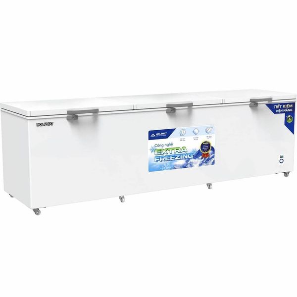 Tủ đông Hòa Phát đáp ứng các tiêu chuẩn chất lượng cao và có thiết kế chắc chắn, bền bỉ.