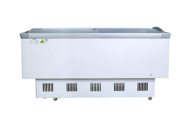 Mặt sau Tủ Đông Alaska Mặt Kính Cong KN-400 1 Ngăn 400 Lít